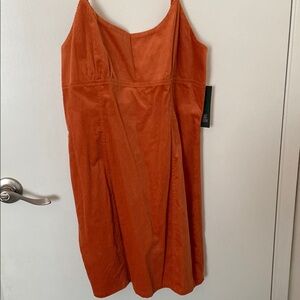 Elegant Orange Dress